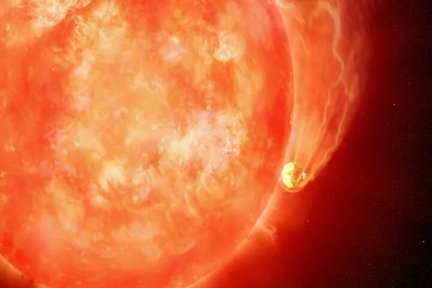 فرایند بلع سیاره توسط یک ستاره رصد شد