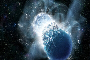 پایان حیات روی زمین با برخورد دو ستاره نوترونی/ عکس