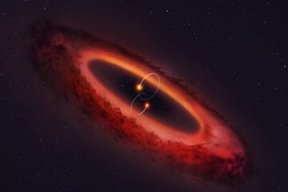 جرم این سیاهچاله به اندازه کل کهکشان است!/ عکس