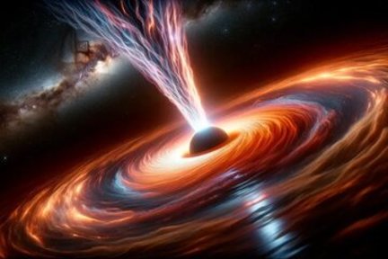ظاهر شدن ردپای سیاهچاله‌ای در نزدیکی!