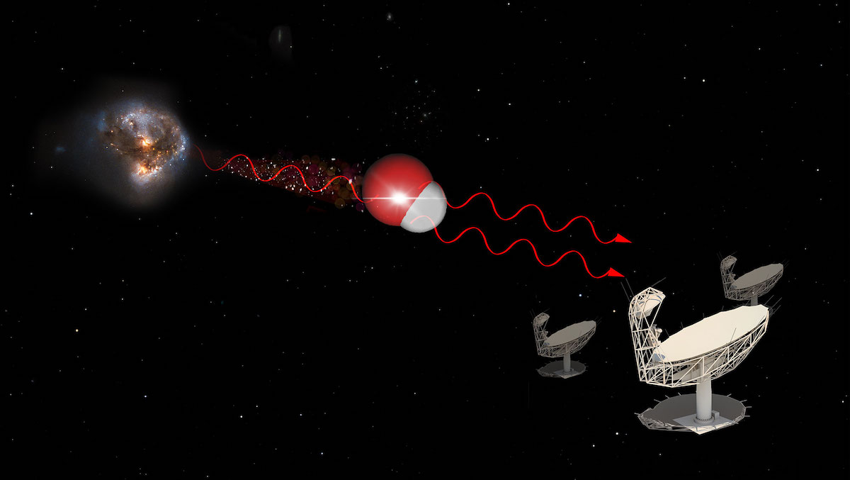 محققان با تلسکوپ «میرکت» دورترین لیزر فضایی تاریخ را شناسایی کردند
