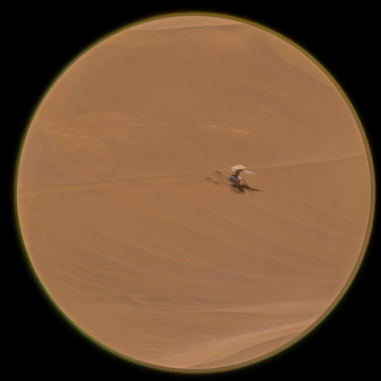بلایی که مریخ سر هلی‌کوپتر تاریخ‌ساز ناسا آورد / عکس