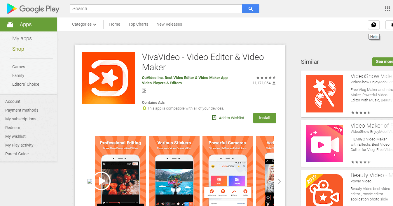 نرم افزار VivaVideo